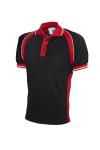UC123 Sports Poloshirt Black / Red colour image